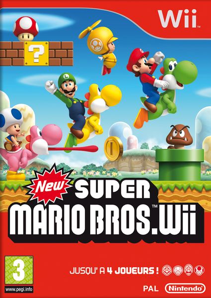 Jaquette du jeu New Super Mario Bros. Wii
