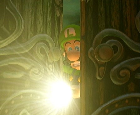 Luigi entre dans le manoir...