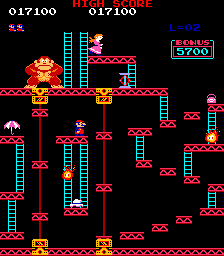 Le jeu Donkey Kong