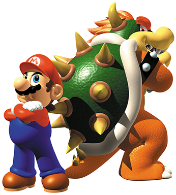 Rivalité entre Mario et Bowser - Super Mario 64