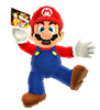 Mario dans super mario 3d land